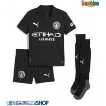 Maglie da calcio Manchester City Matheus Nunes #27 Seconda Maglia Bambino 2025-26 Manica Corta (+ Pantaloni corti)